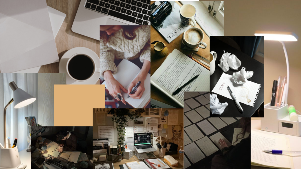 Mood boards created during a Think Idea Studio internship for the Arkansas Folic Acid Coalition.